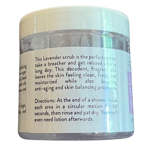 NWT Beauty Kitchen - Lavender Take A Breather Sugar Scrub - 12 oz. - Picture 4 of 4